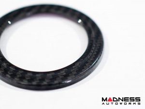 Maserati Ghibli Interior Trim - Carbon Fiber - Start Stop Button Trim Cover - Feroce Carbon